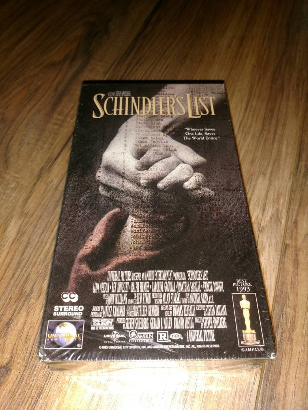 Schindler's List VHS 2 Tape Box Set New Sealed Etsy