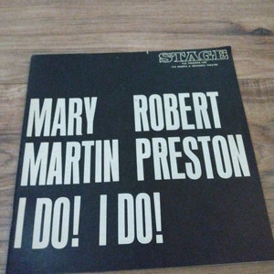 Mary Martin Robert Preston I Do! I Do! Playbill