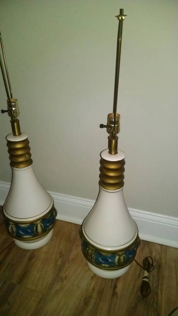 mid century modern ceramic lamps