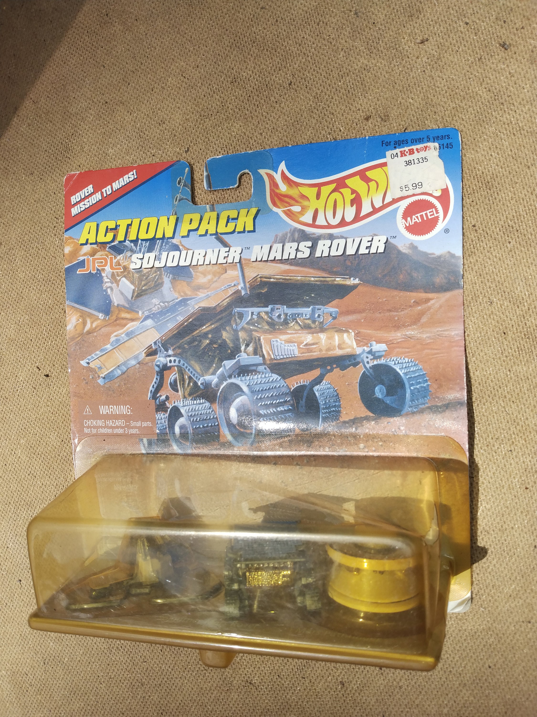 Hot wheels jpl sojourner mars rover 2025
