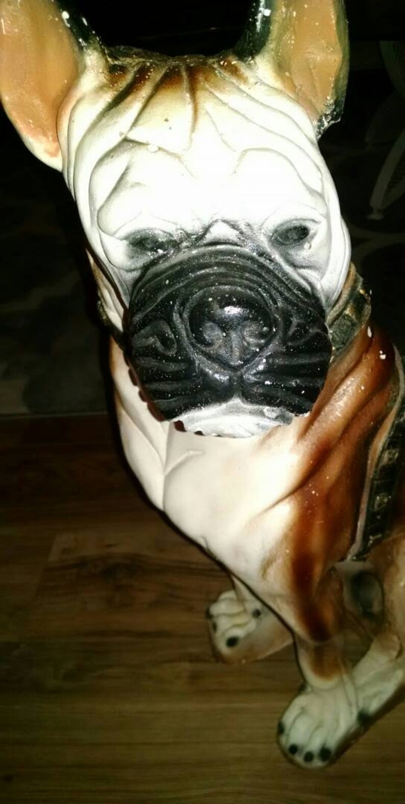 Life Sized Boxer Dog Chalkware Plaster Heavy Statue. Great Etsy