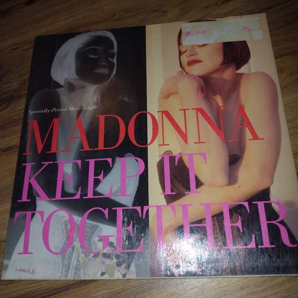 Madonna Keep it Together 12 in single vinyl near mint