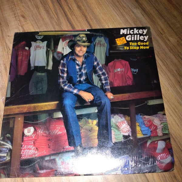 Mickey Gilley Too Good to Stop Now lp new sealed