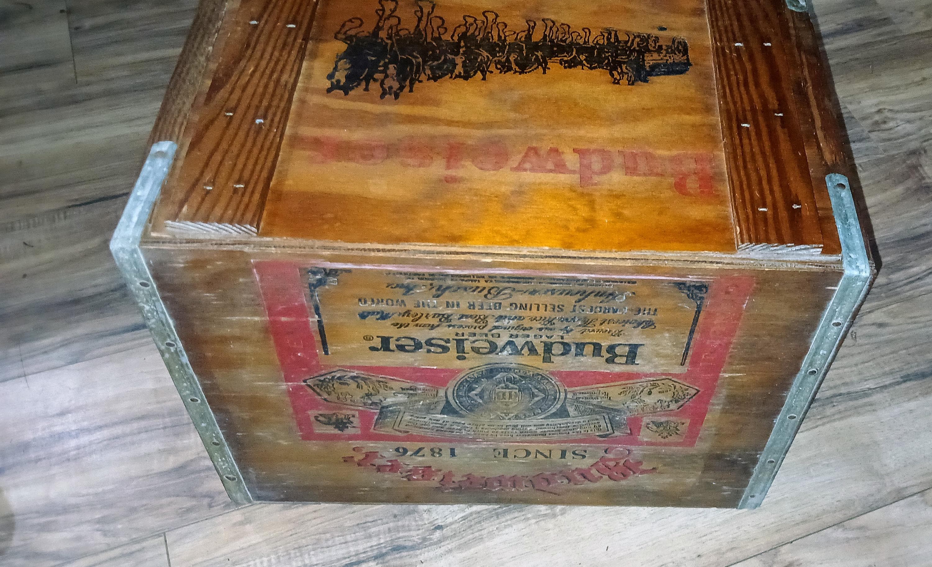 Budweiser Wooden Crate - Etsy
