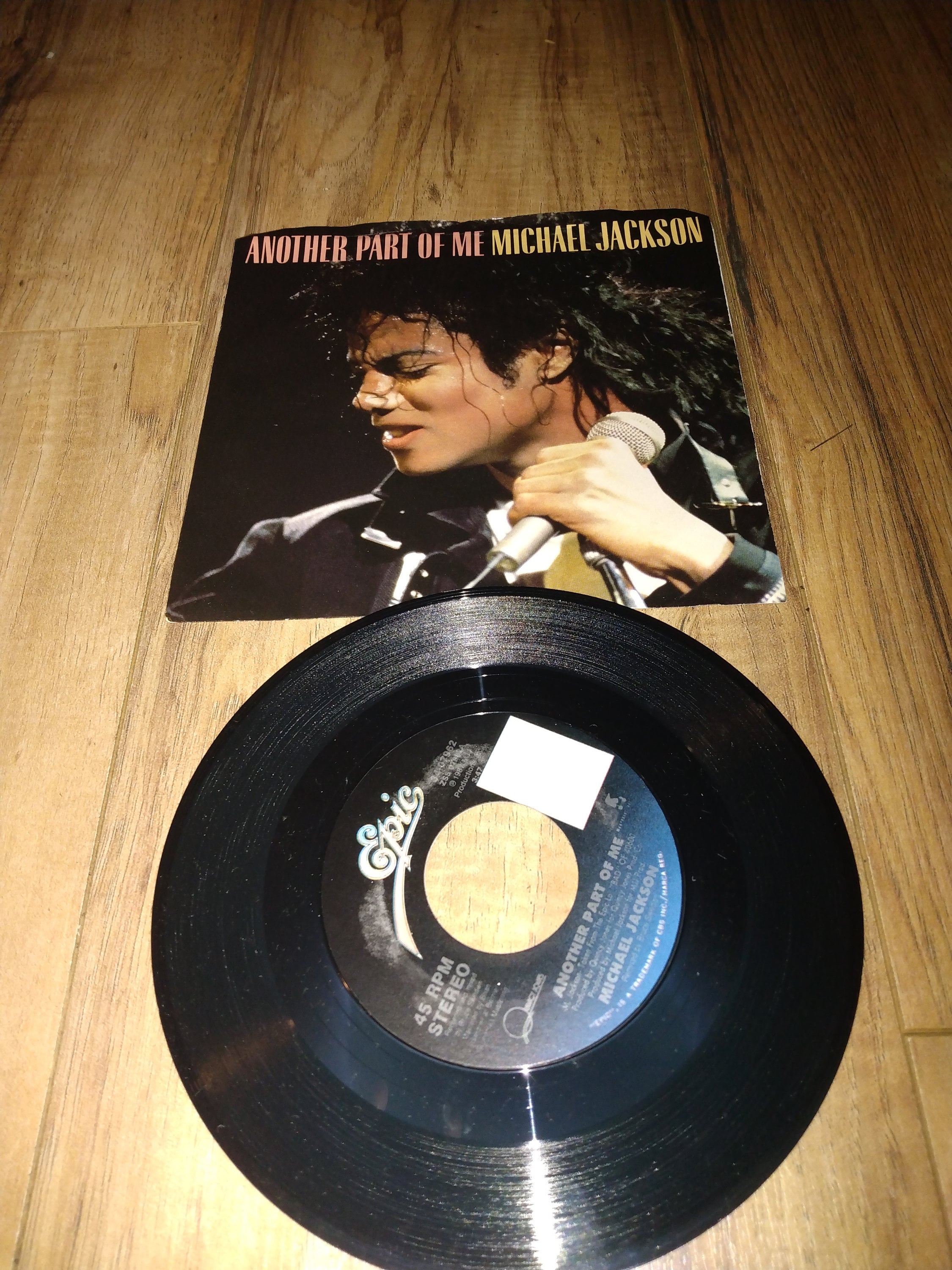 Michael Jackson - Another Part of Me - 45 RPM Record - Etsy
