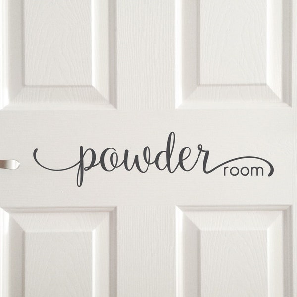 Powder Room Signs Etsy