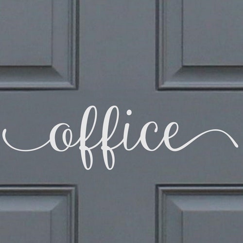 Office Door Decal Entryway Office Sticker Storefront Etsy