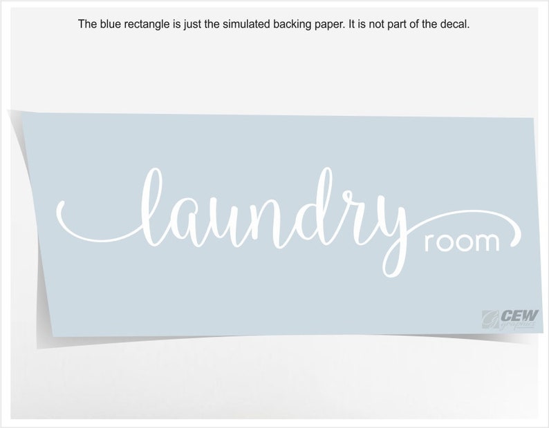 Laundry room decal, washer dryer room door vinyl sign, home decor sticker quote, stylish laundry wall decal, mud room vinyl graphic letters image 4