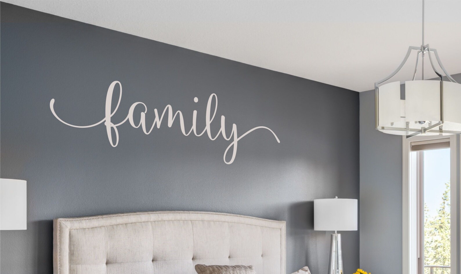 Family Decal Room Decor, Family Vinyl Sticker House Warming Gift ...