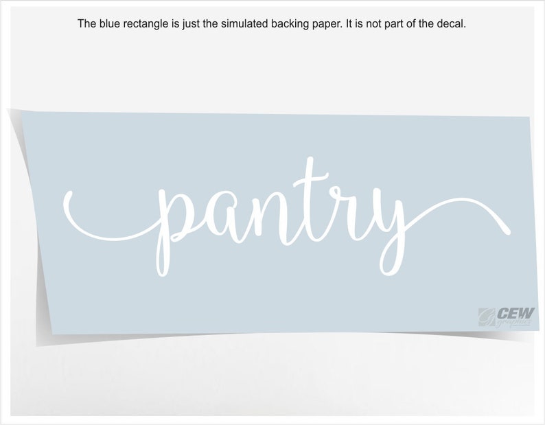 Pantry Decal Letters Kitchen Pantry Door Vinyl Decal Home Etsy