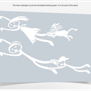 Funny Stick Figure Family Decal, Mom Dad Son and Cat Sitck Figure ...