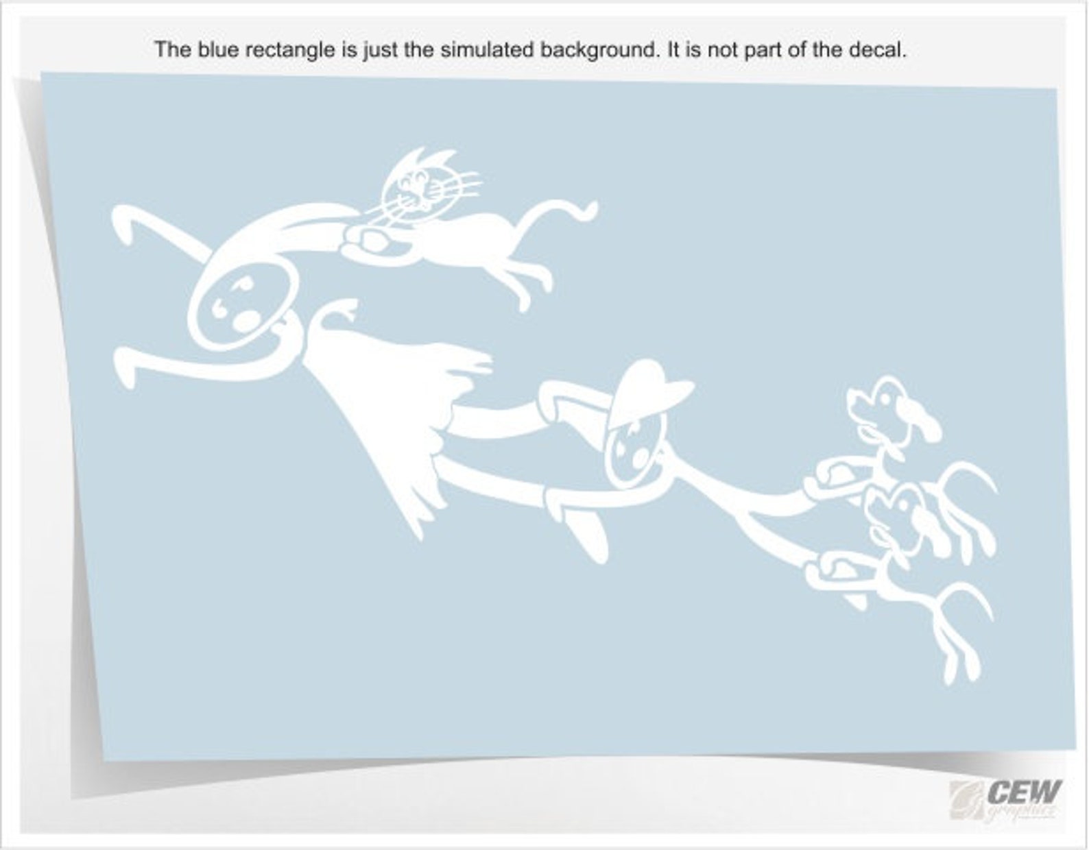 Stick Figure Family Decal Single Mom With Son Dog Cat Stick | Etsy