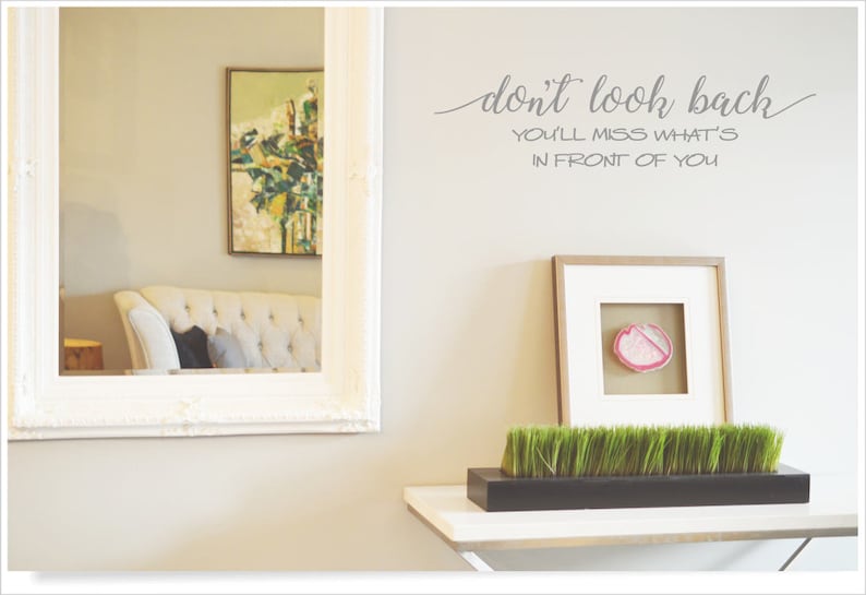 Inspiring Wall Decal Bathroom Mirror Vinyl Decal Etsy