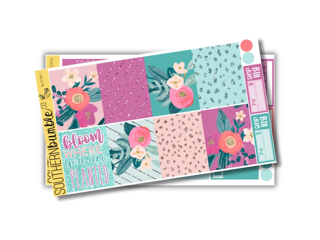 Bloom // Weekly Planner Sticker Kit - Etsy
