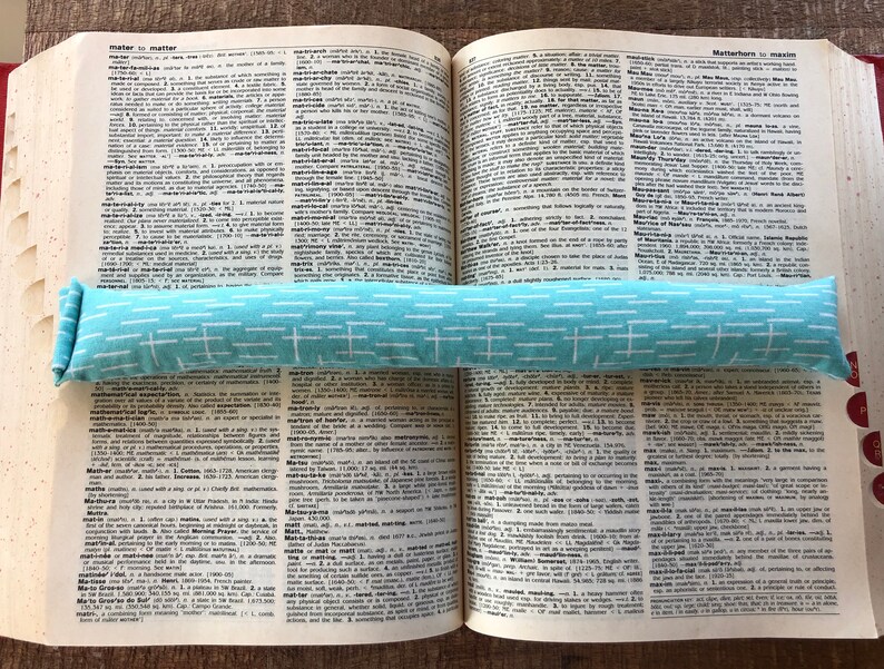 Paper Weight / Book Weight / Pattern Weight Pale Aqua and Etsy