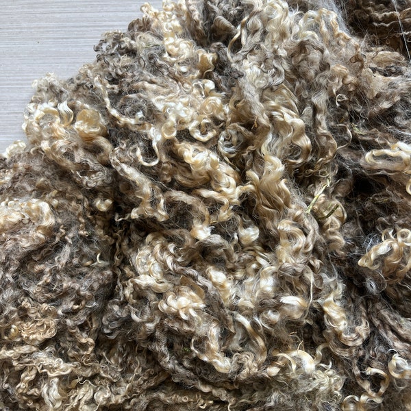 922 Wensleydale Ewe Lamb Fleece Natural Color White 11/15/23