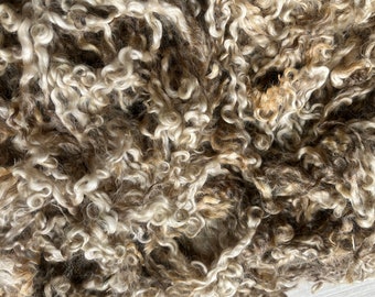 578 Wensleydale Fleece Natural Color White