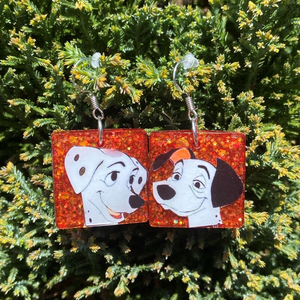 Boucles Doreilles Pongo Et Perdy 101 Dalmatiens Etsy