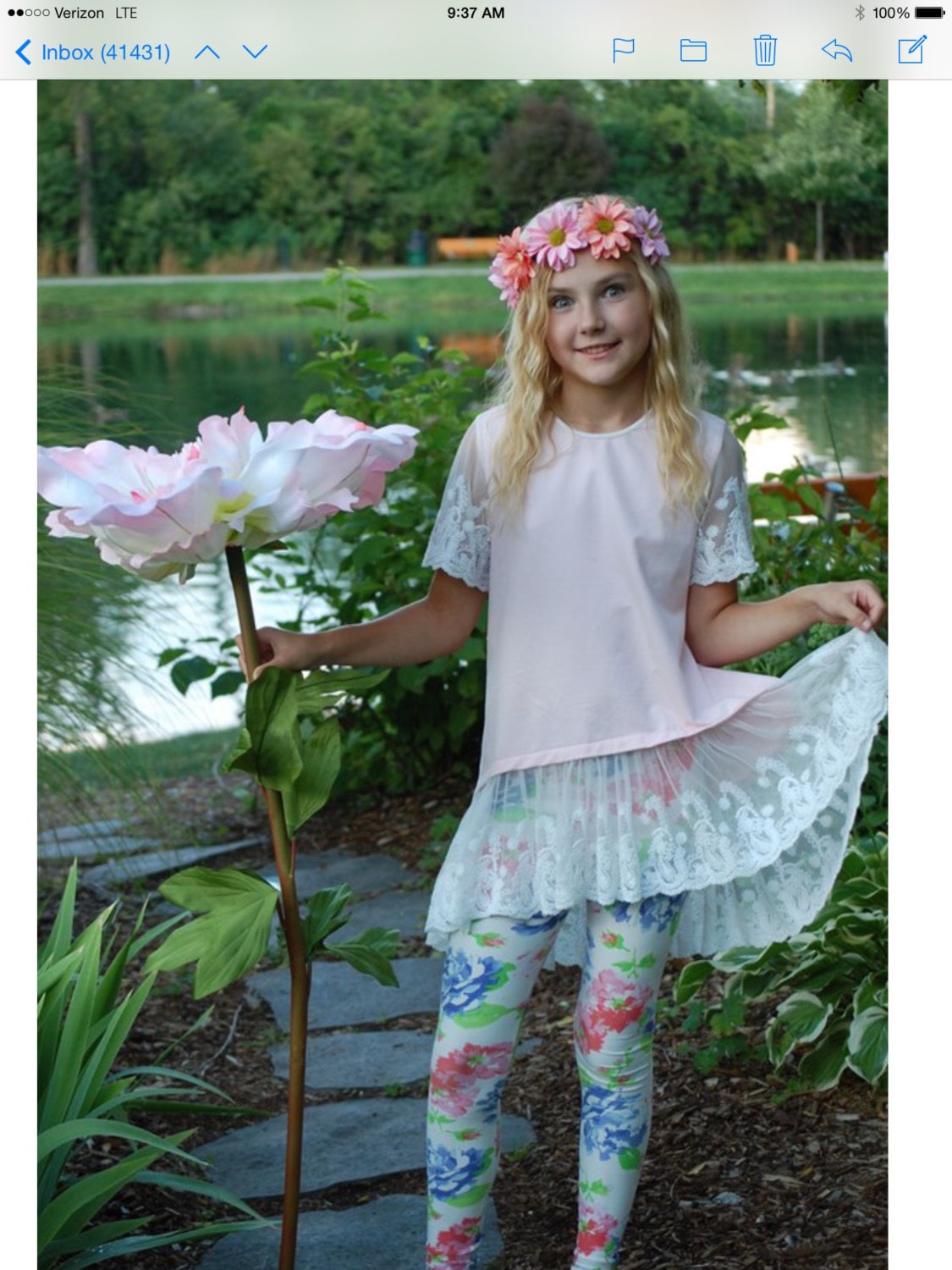 Girls Lace Top Etsy