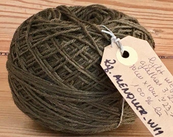 Vintage portuguese Wool Yarn, Brown, 100gr 3.5oz or 50gr 1.7oz balls of yarn