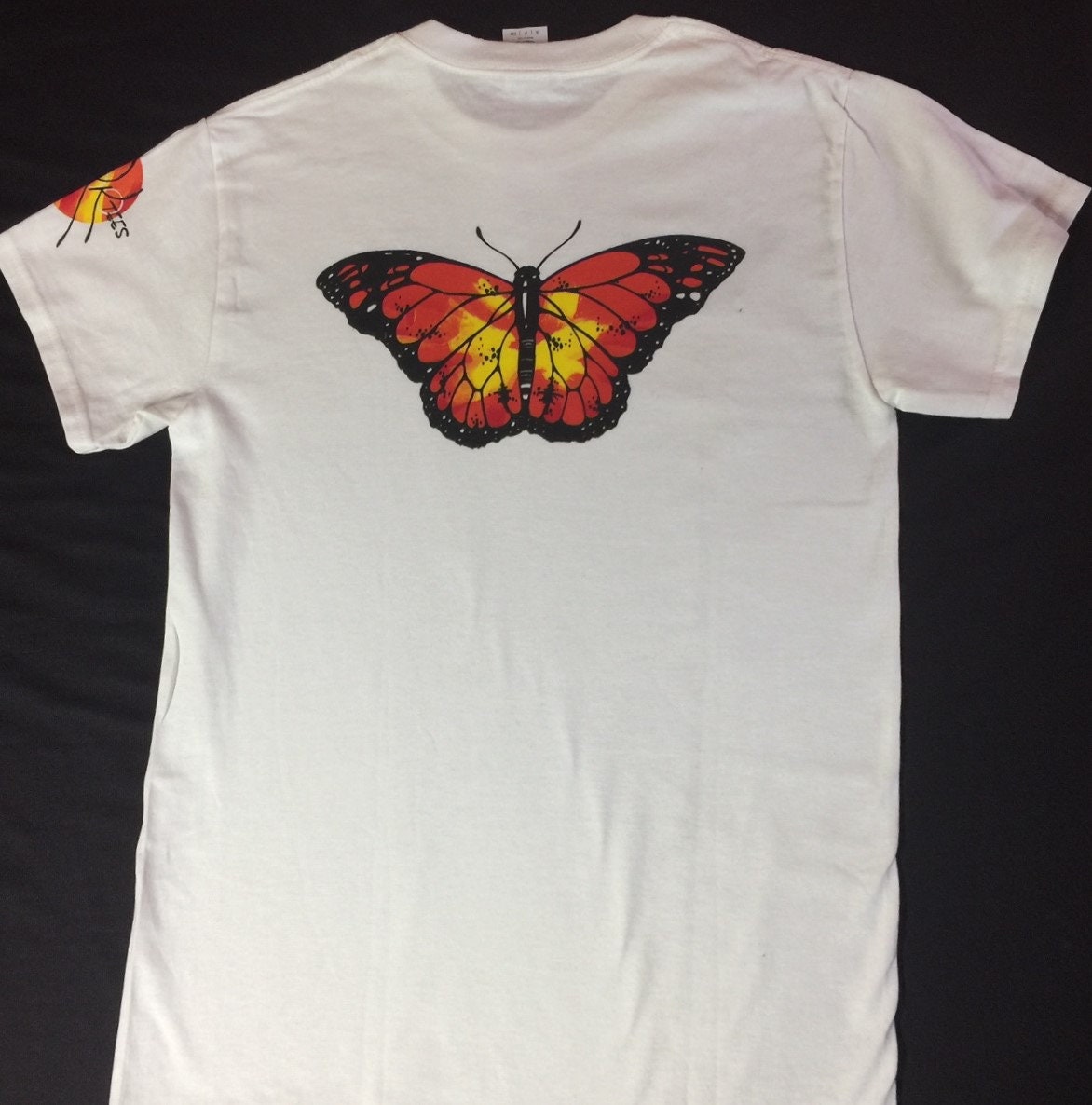 monarch print shirt