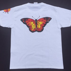 Youth Monarch Butterfly T-shirt in Gray or White imagem 7
