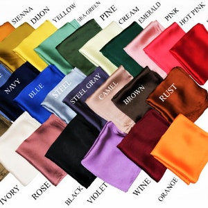 Original PURE SOLIDS  - High Thread Count and Excellent Color Saturation. Silk Blend Scarf/Turban Scarf/Head Wrap Every Child Matters