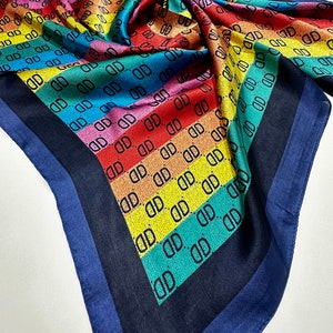 Rainbow Row - Scarves - Neckerchief/Bag Scarf/Head Scarf/Head Wrap