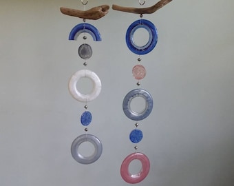 Totem (Winter) - Recycled Glass Suncatcher