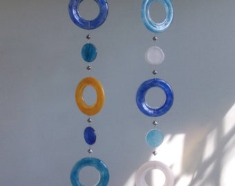 Totem (Summer) - Recycled Glass Suncatcher