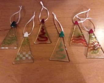 Trimming the Tree - Fused Glass Ornaments