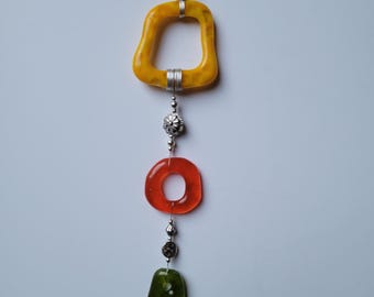 Organics - Fused Glass Totem/Suncatcher