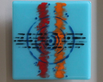 Signals - Fused Glass Wall Art
