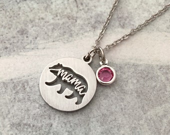 Mama Bear Necklace - Etsy