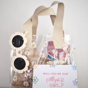 Flower Girl Proposal Box // Flower Sunglasses, Junior Bridesmaid Set, Flower Girl Set, Flower Girl Gift Box image 2