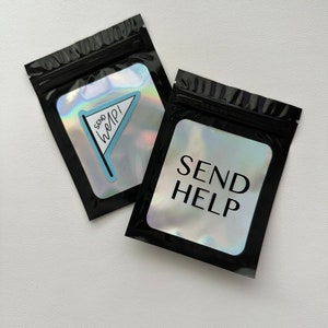 Hangover Recovery Mini Kit “SEND HELP” // Bachelor Party Favor / Bachelorette Party