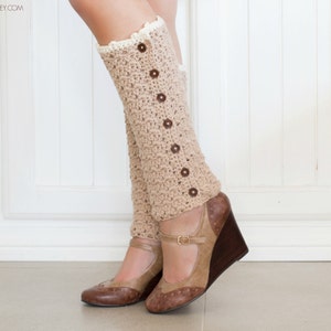 CROCHET PATTERN Vintage French Leg Warmers image 1