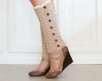 CROCHET PATTERN - Vintage French Leg Warmers