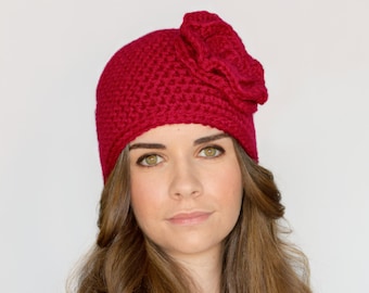 CROCHET PATTERN - Dixieland Cloche Hat, 1920's Flapper Hat