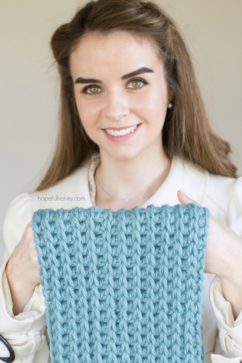 CROCHET PATTERN - Himalayan Mist Chunky Ribbed Scarf - Etsy
