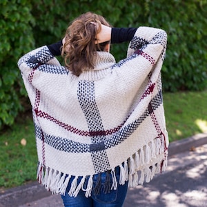 CROCHET PATTERN Glencoe Tartan Poncho image 8