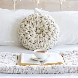CROCHET PATTERN - Fireside Melody Cushion
