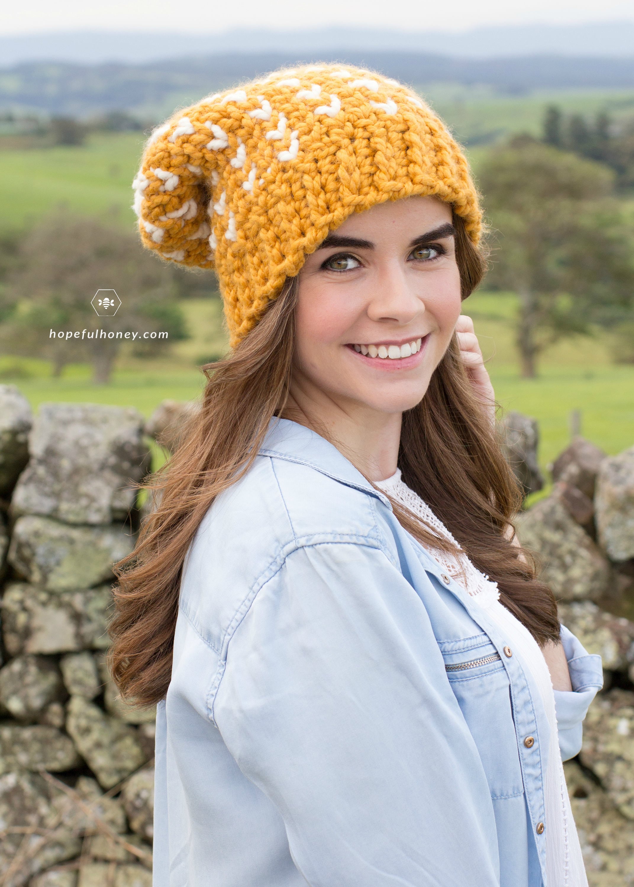 CROCHET PATTERN Fair Isle Biscotti Hat 
