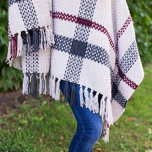 CROCHET PATTERN Glencoe Tartan Poncho image 9