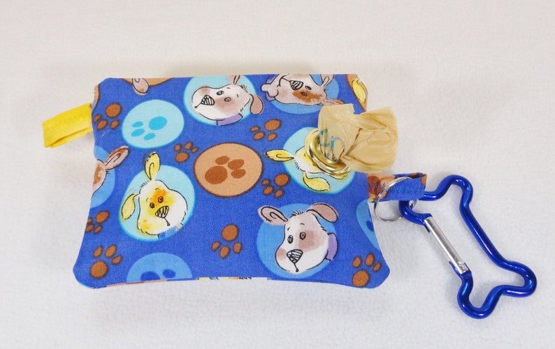 Dog Poop Bag Holder/dispenser Treat Pouch With Carabiner Etsy