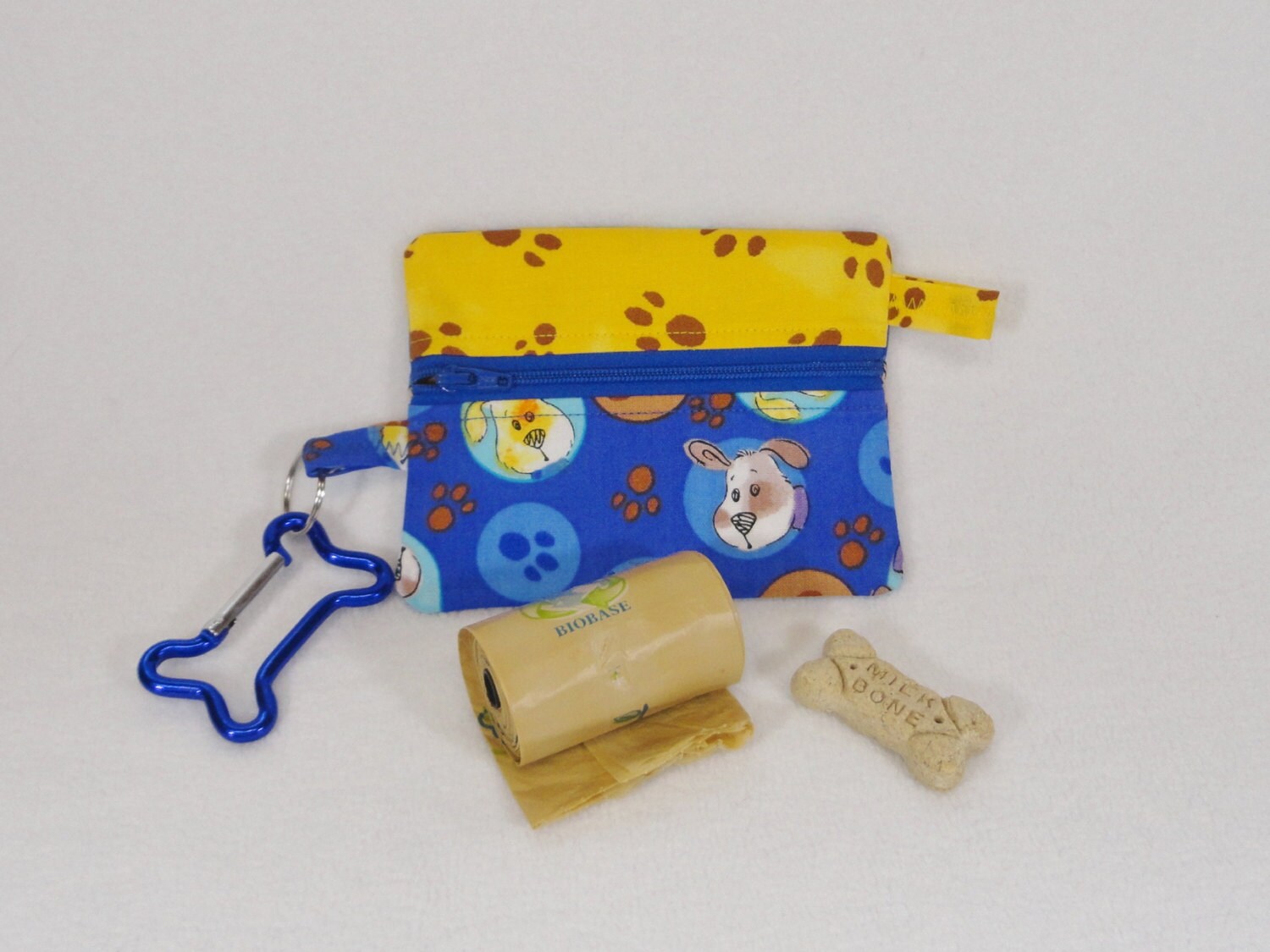Dog Poop Bag Holder/Dispenser Treat Pouch With Carabiner Etsy