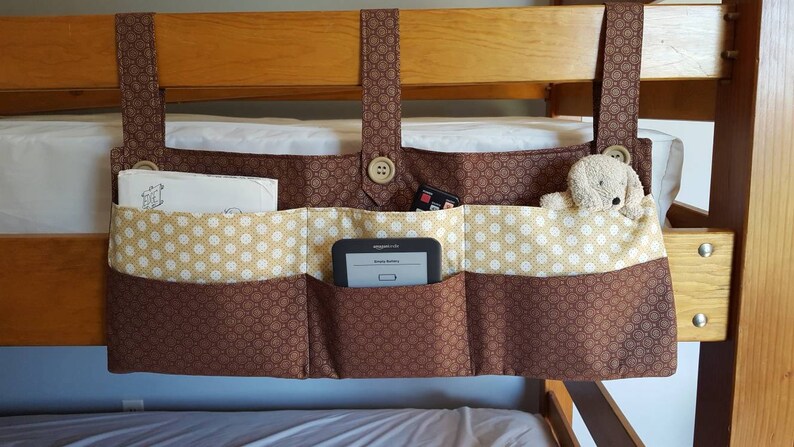 Bunk Bed Pocket Caddy Dorm Room Organization
