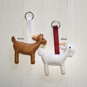 Filtnyckelring i get-stil - Handsydd fidgetväska-berlock