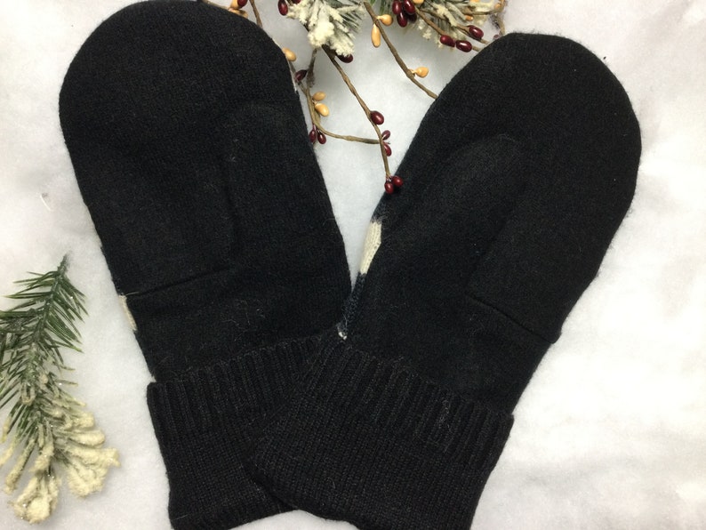 All of My Mittens Are Made From Repurposed Wool Sweaters and Are Lined