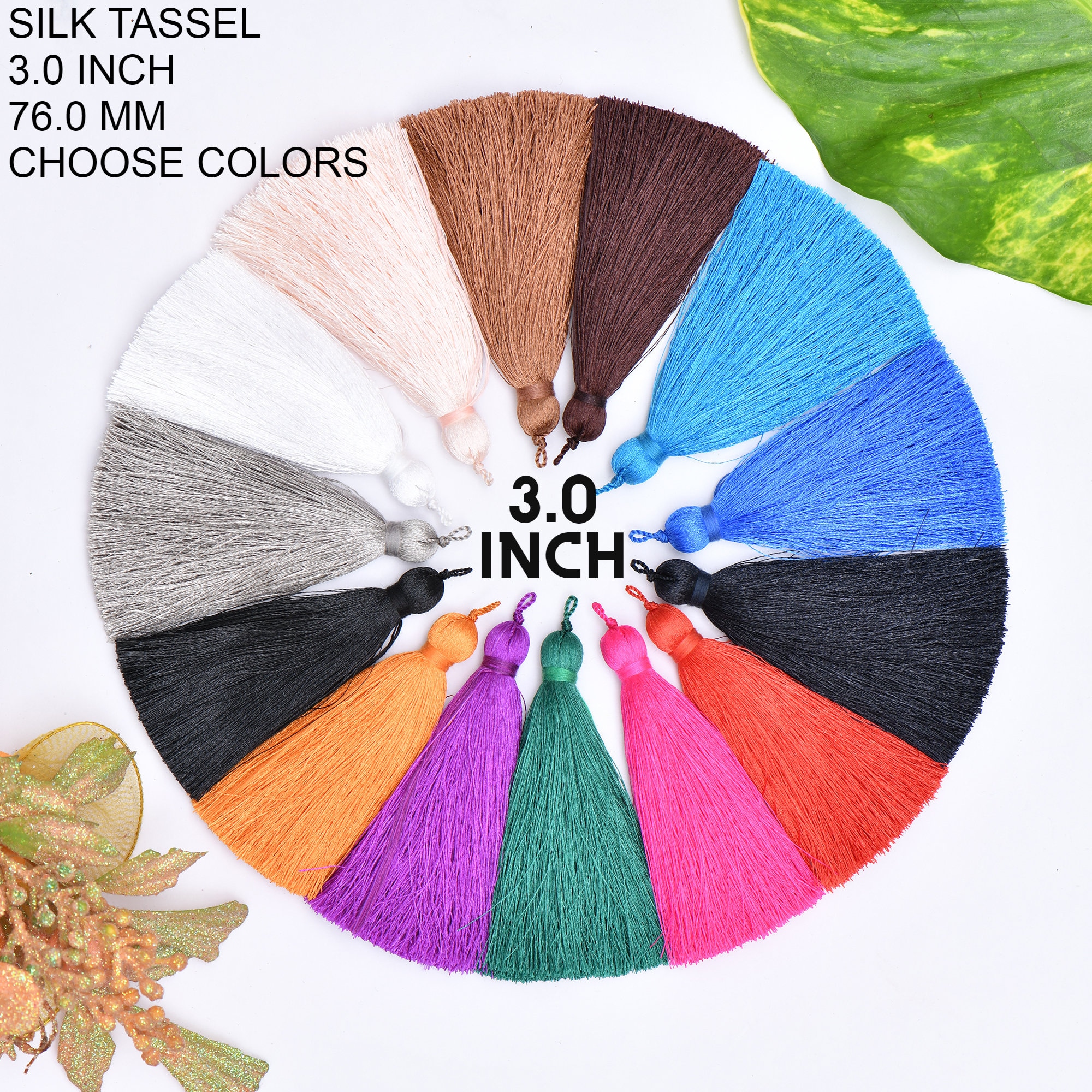 Xsotica® Silk Tassel ,DIY Craft Supplies Handmade Jewelry Tassels-3.0…
